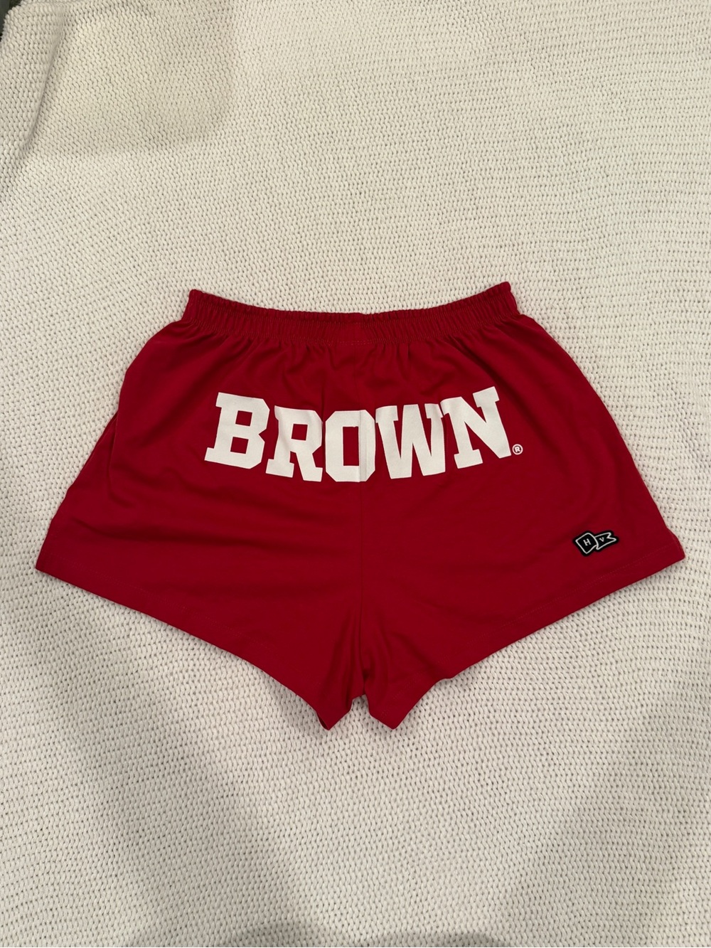 Red Brown University P.E. Shorts